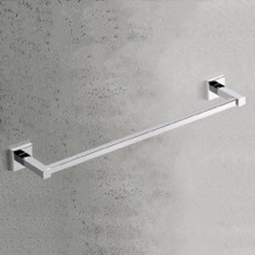 Towel Bar, Polished Chrome, 18 Inch
